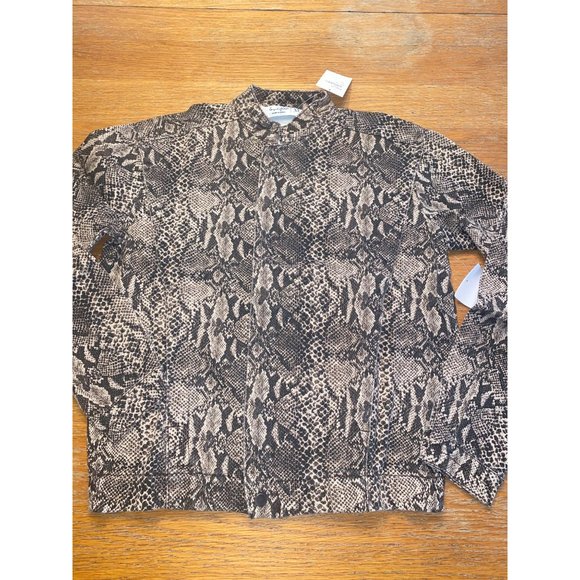Love-Fire Python Denim Jacket-XS - Picture 1 of 7